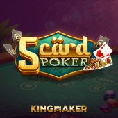 5 Card Poker color game cards