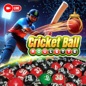 Cricket Ball Roulette color game live-casino